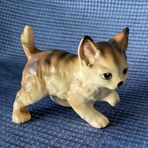 🐾Tabby🐾 Kitten / Cat Vintage Porcelain Figurine